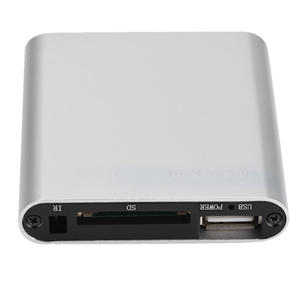 4K Mediaspelare, H.265 Dekodning Digital Mediaspelare för Ultra HD-videor, Dubbla USB-portar för Flexibel Anslutning, Aluminiumlegering för Hållbarhet,