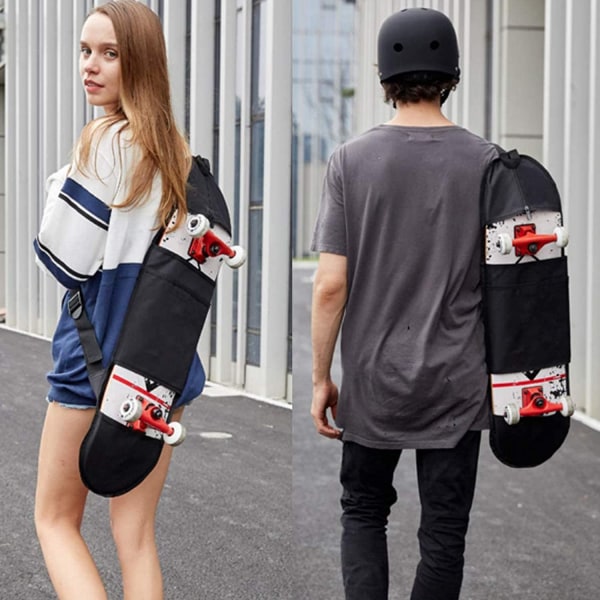 Skateboardväska Vattentät Oxford-ryggsäck upp till 80 cm