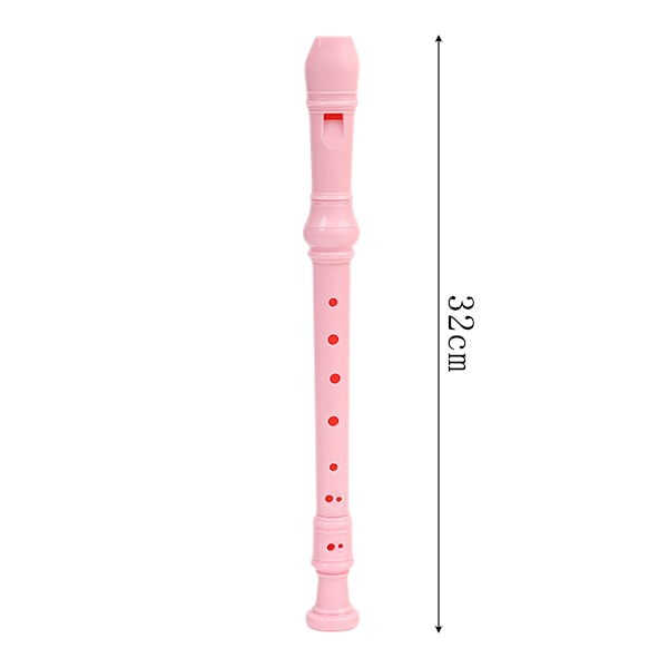 Nybörjarinstrument, Elegant Design Sopranblockflöjt för Aspirerande Musiker, Tumstöd Säkerställer Bekvämt Grepp, Högkvalitativt ABS-material,