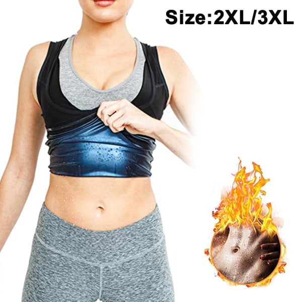 Women Workout Tank Top Slankevest Sports Sweating Vest,XXL
