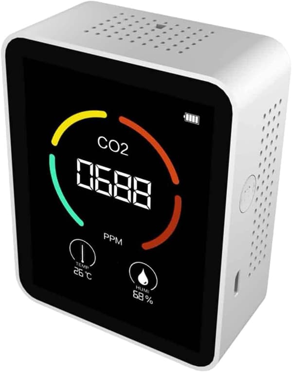 Smart Luftkvalitetsmätare CO2-mätare Luftkvalitetstestare Aktiverad
