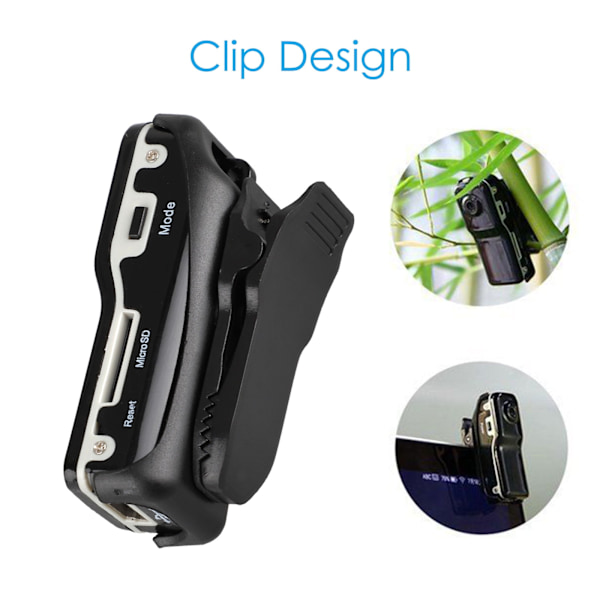 Innovativ Mini Kroppskamera, Äkta 1080P Videoinspelare med Roterande Lins för Flexibel Visning och Lång Batteritid
