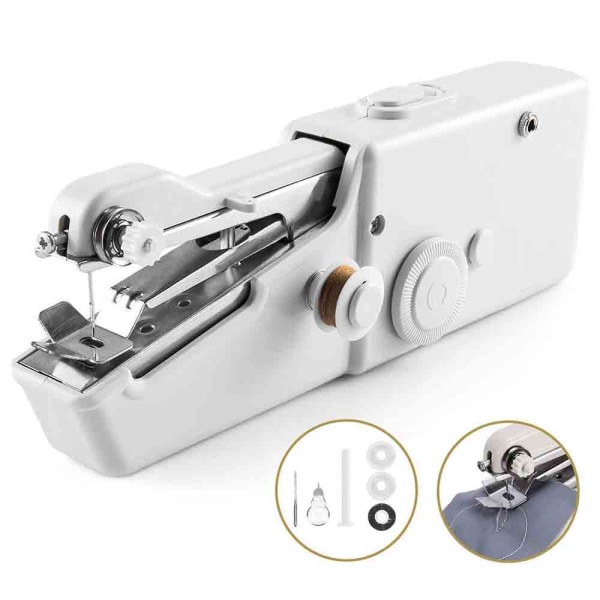 Handheld Sewing Machine, Cordless Electric,White