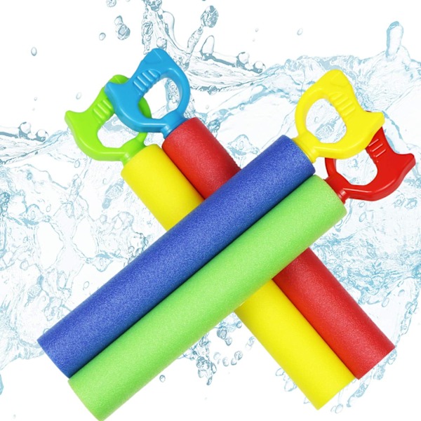 Sommar Simning Strand, Ergonomiska Skumpistoler, Högkvalitativa Material (4-pack)