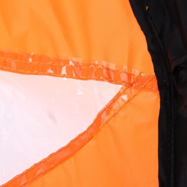 Resevänlig vindpaddle för kajakpaddlare, Airkayaks vindsegel med justerbar rem och UV-skydd, utfälld vid 108*108 cm, fälls ihop snyggt till
