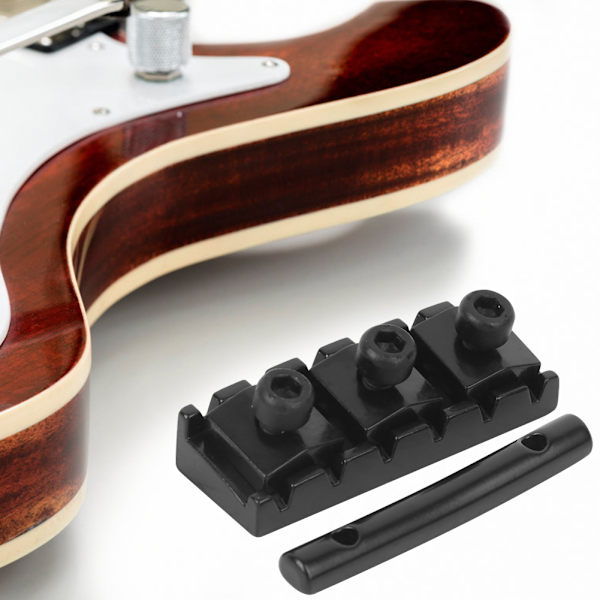 Låsmutter för elgitarr, gitarrtremolobrygga låssystem med stränglåsdesign, dubbellåsande tremolosystem kompatibelt med Floyd Rose
