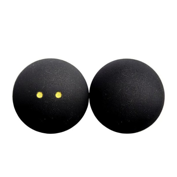 2 pcs Squash Balls Two-Yellow Dots,Suitable for Outdoor Sports