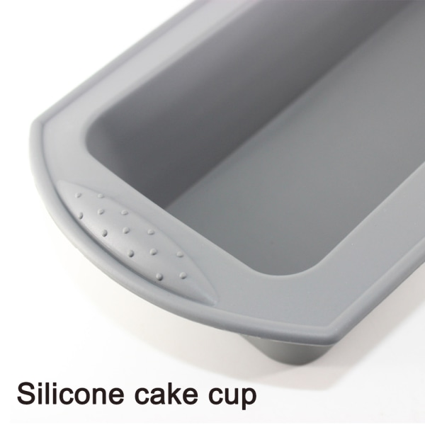 Silikone brødform non-stick silikone bageform, grå