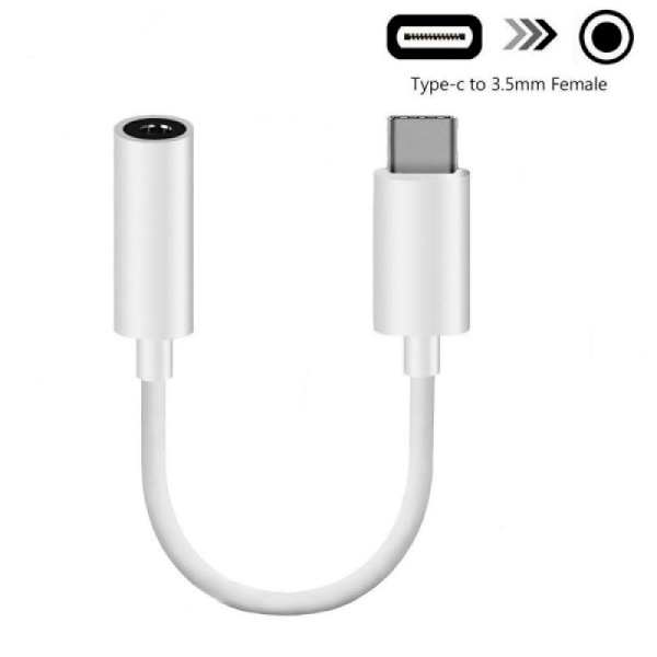 Hörlursadapter för iPhone till 3,5 mm headset-omvandlare