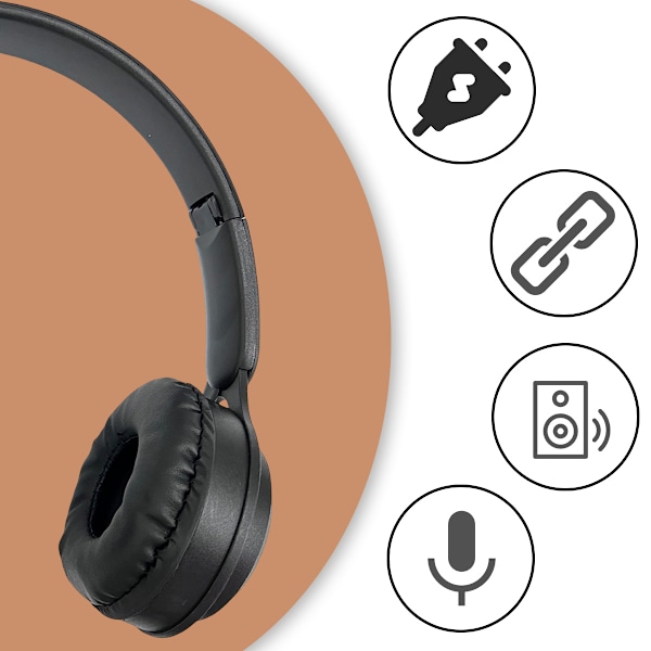 Hi-Fidelity Over Ear Hörlurar, Avancerad Bluetooth 5.4, ENC Samtalsbrusreducering, 70 timmars uppspelning, Anpassningsbar EQ för Resor, Sport & Daglig Vila,