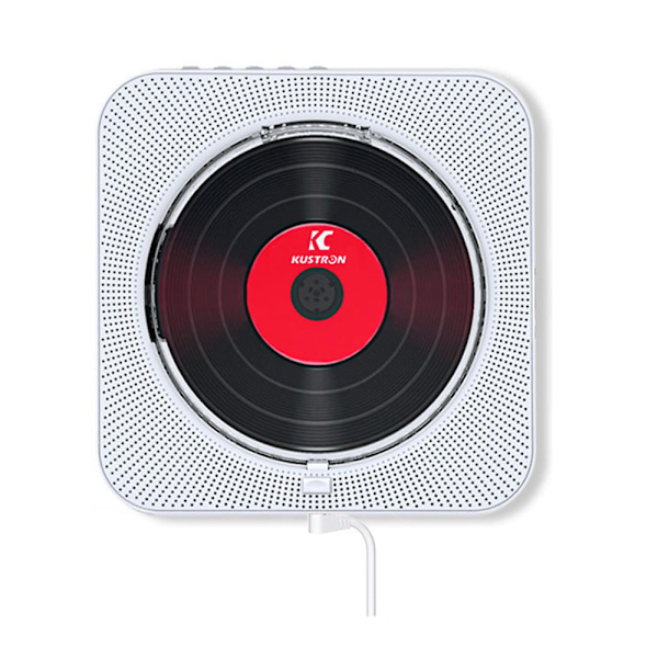 LED-display FM-radio Boombox, Inbyggd Bluetooth för Bärbar CD-musikspelare (Mångsidig Underhållning)