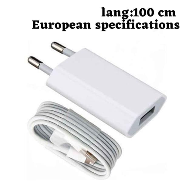iPhone-lader 5V 1A med Lightning-kabel for iPhone 3-12