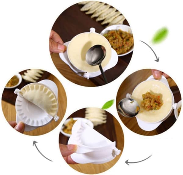 Ravioli Dumplings Maker 5-dels sett - Deigpresse og form