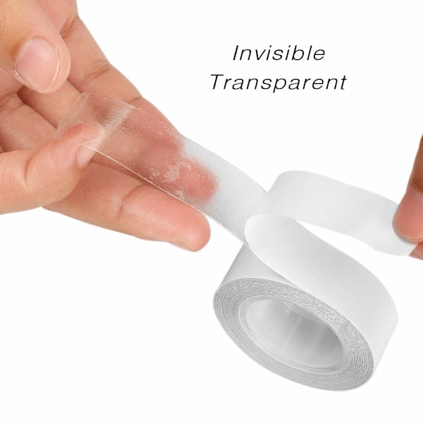 Sömnadslös Fållning, Dubbelsidig Tygtejp För Modekropp, Klar Transparent Tejp Diskret Användning, Fäster Kläder Och Accessoarer, Lämplig För Lågt Skurna Plagg