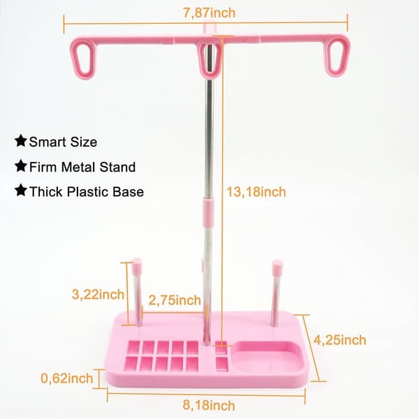 Lettvekt trådholder - 3 trådholder - for broderi