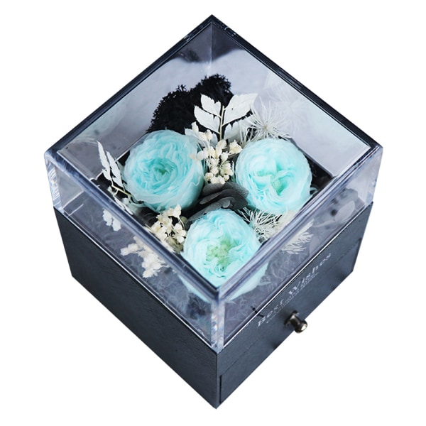 Preserved Flower Gift Box ,Jewelry Box-Birthday Gift For Women