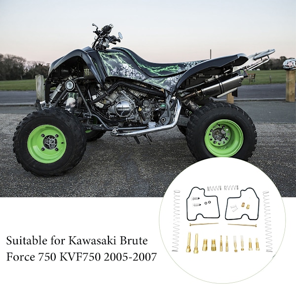 Förgasarreparationssats för motorcykel ATV Quad, precisionskonstruerad originaldel med lång livslängd, redo att installeras för snabba uppgraderingar