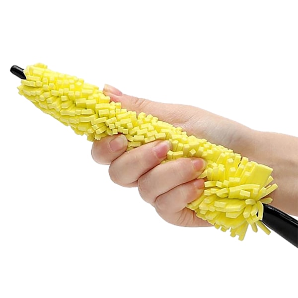 Mångsidig Bilvårdsborste, Maskintvättbar Mikrofiber Erbjuder Bekväm Bilrengöring, Robust PP-Material Säkerställer Hållbarhet Och Flexibilitet,