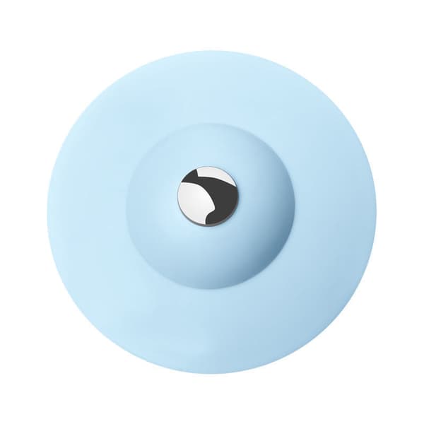 Diameter 10 cm, (blå) 1 pakke, silikone afløbsdæksel, badekarprop,