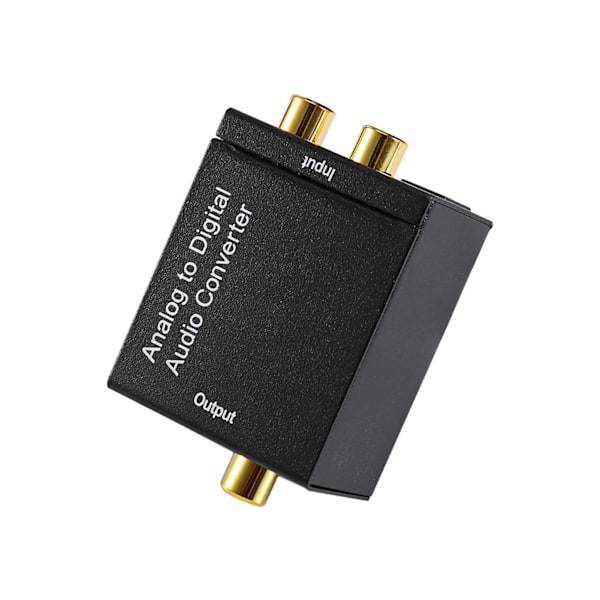 Optisk Toslink & Koaxial Digital Ljudomvandlare, Stöder 2-kanals Okodad LPCM för Högklassigt Ljud, Plug & Play för Omedelbar Installation