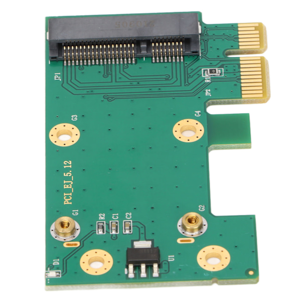 Mini PCI E til PCI E Adapterkort, PCI E Riserkort med SIM-kortslot til stationær bærbar computer, understøtter USB-interface af Mini PCI E-kort og alle PCI E