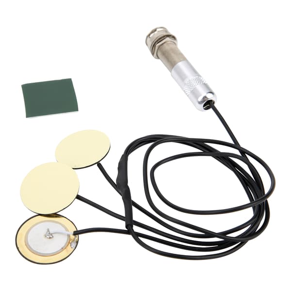 Piezo Pickup för Instrument, 3 i 1 Transducersystem med Självhäftande Mono Piezo Pickup för Akustisk Gitarr Violin Ukulele Bas Mandolin