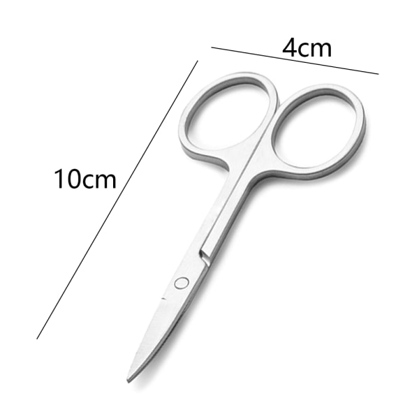Curved And Rounded Facial Hair Scissors For Men- Stainless