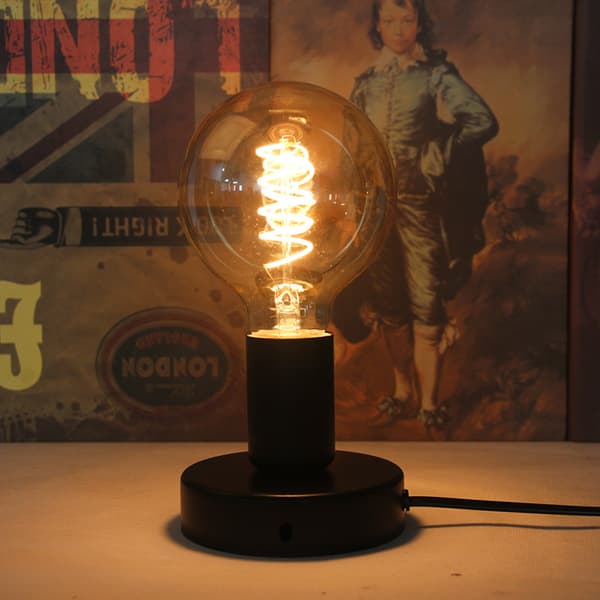 1 stk Lampeholder - Sengelampe - Design og funksjon - 1 x E27 ma