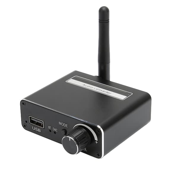 Digital til analog lydkonverter, innovativ Bluetooth-mottaker og adapter, støtter 192K 24bit samplingsfrekvens, sømløs trådløs lydoverføring