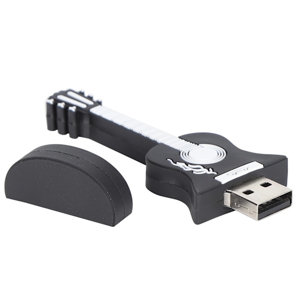 Gitarrformad USB-enhet, Snabb och säker dataöverföring med USB 2.0-gränssnitt, Kompakt design för lagring i farten, Nyhetspresent till musiker &amp;