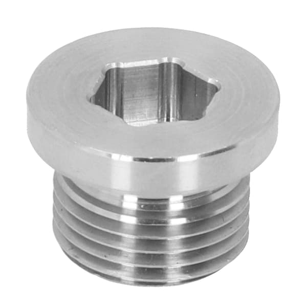 Oxygen Sensor Prop, M18 x 1.5 Universal Størrelse, Genanvendelig Rustfrit Stål O2 Sensor Bung til Udstødningssystem Forsegling, Oxidation Behandlet Gevindrør