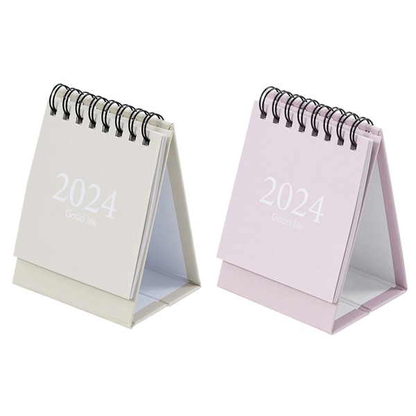 Mini Desk Calendar 2023-2024, augusti 2023 till december 2024 Small Desktop