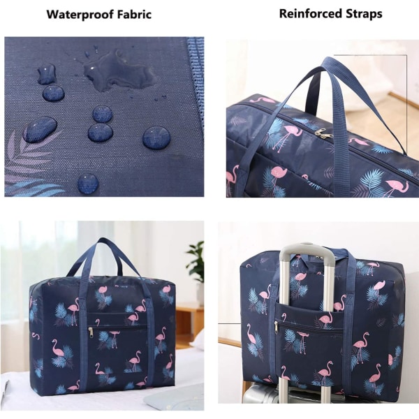 Foldbar rejsetaske, vandtæt sportstaske til kvinder