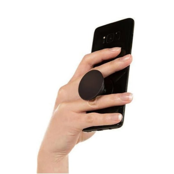 Magnetisk telefonhållare med expanderande stöd, robust och hållbart stativ för de flesta mobiltelefoner, bekvämt magnetiskt ringgrepp för trådlös laddning