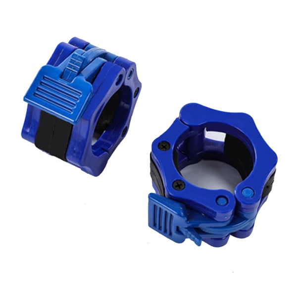 2PCS Dumbbell Bar Diameter 5cm Fixed Buckle-Blue