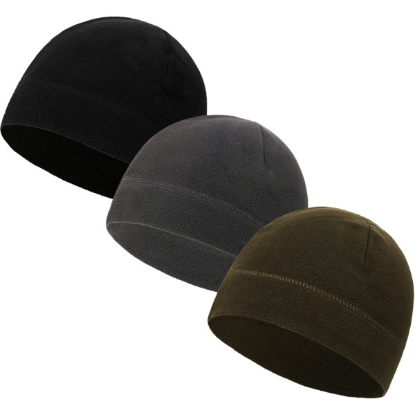3-Pack Winter Warm Polar Hats - Vindtette capser