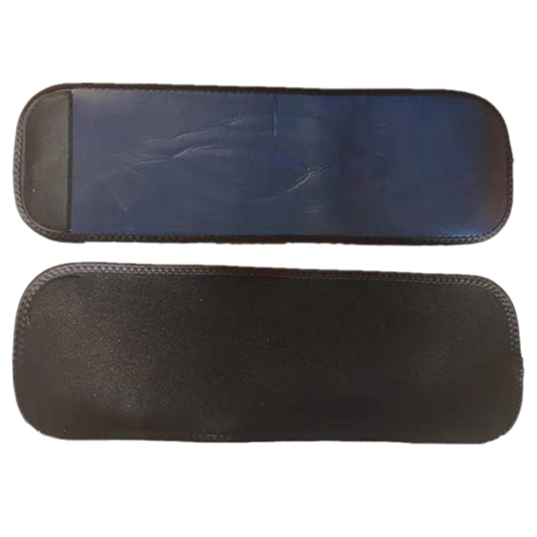 Smal Glasögonfodral, Mjukt PU-läder med Fusk Läder Filtfoder, Perfekt för en Aktiv Livsstil (Neutrala Färger, Ett Par)