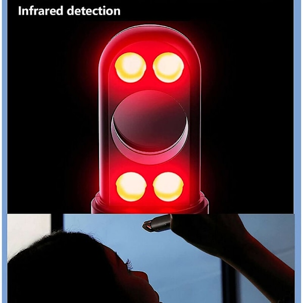 Privacy Guardian, Påfyllningsbar Butan Tändare Med Vindtät Ljusstake Tändare Automatisk Detekteringsfunktion För Kameralinsdetektor Med Infraröd Laser