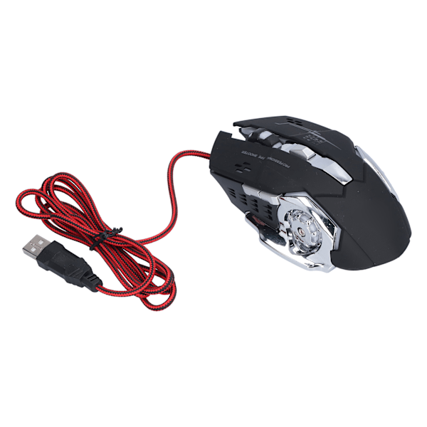 Precision Gaming Companion, Justerbar DPI Professionell Optisk Sensor Mus, Ergonomisk Design med Programmerbara Knappar och Hög Precision