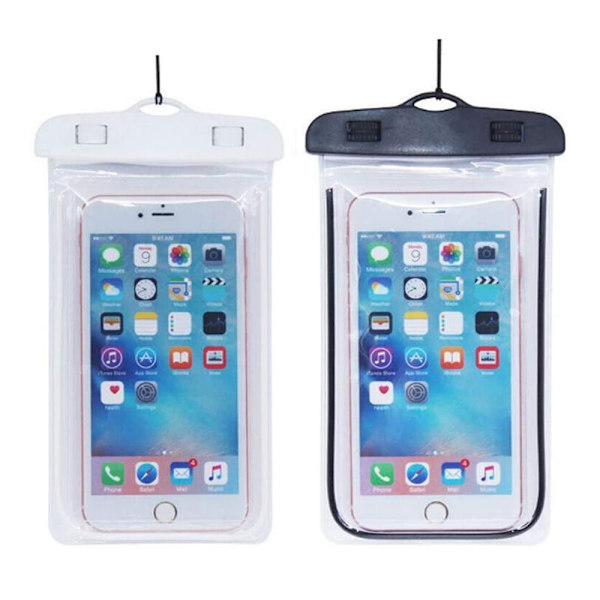 2-pack Vattentät Mobiltelefon Väska Universell Mobiltelefon Vattentät Påse