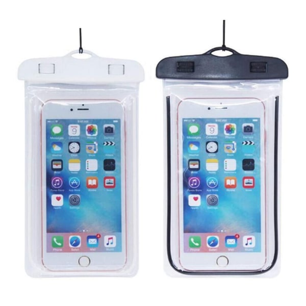 2-pack vattentätt case Universal mobiltelefon torrväska påse