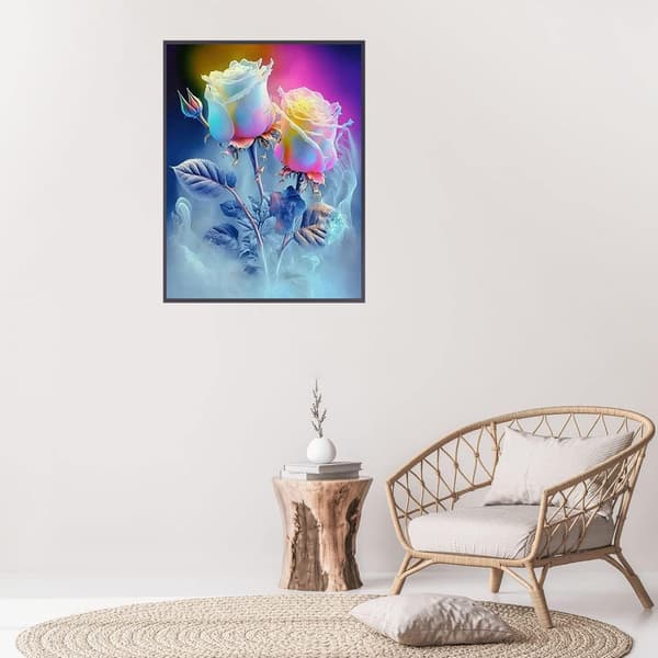 Diamantmaleri kunstsett, tremaleri bilde 30 x 40 cm (J)