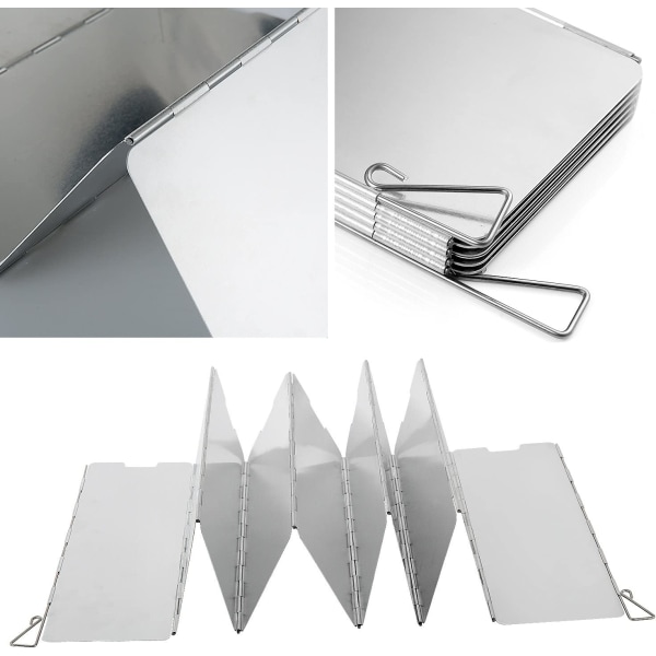 Gasskomfyr frontrute aluminium for camping og fotturer