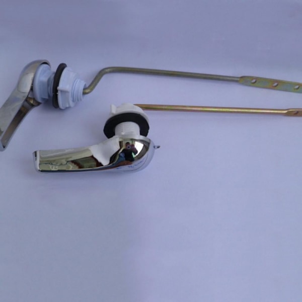 Ny Universell Toalettspolhandtag Kromfinish Toaletthandtag Passar De Flesta, 1 st
