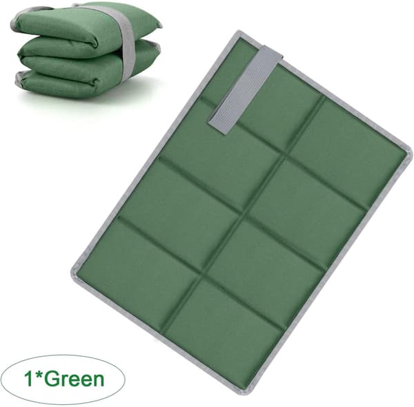 2 STK Foldbar Siddepude Termisk Siddepude Skum Foldbar Pude