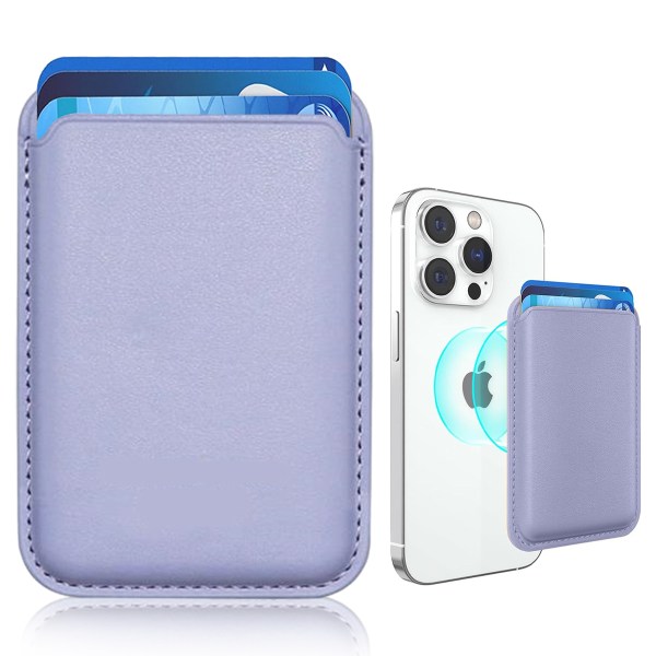 iPhone MagSafe plånbok magnetiskt case Läder PU