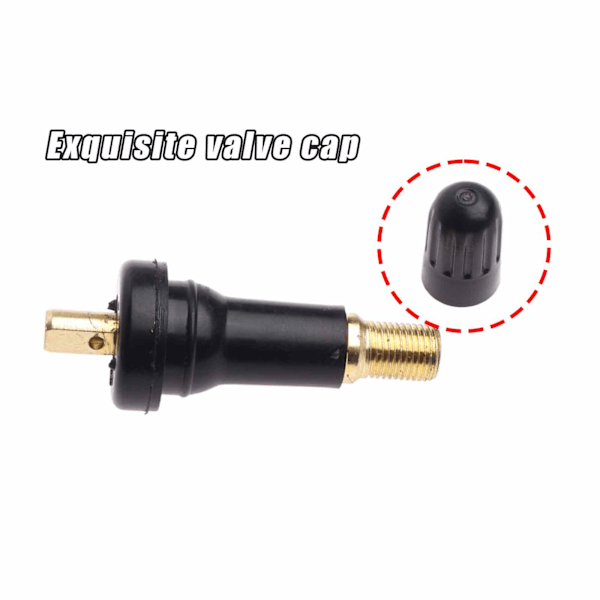 Rengasventtiilityökalu, 4 kpl TPMS-venttiilin varsi Rengaspaineen valvontajärjestelmän venttiilin varsi, TPMS-anturisarja 4 kpl, TPMS-auton rengaspaineanturi
