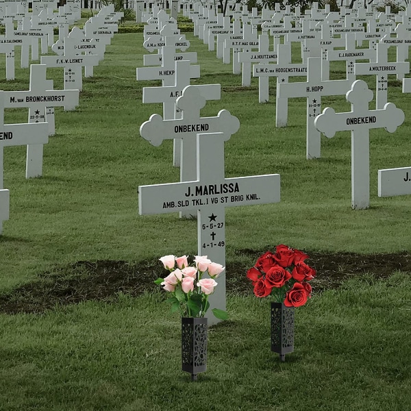 12 tommers minnesmerke kirkegård blomsterholder dekorasjon-firkant