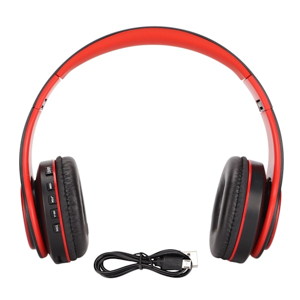 Hi-fi Stereo On-Ear Hörlurar, Avancerad Bluetooth 5.1-teknik Säkerställer Snabba Stabila Anslutningar, Vikbar Design med Uppgraderade Mjuka Öronkuddar