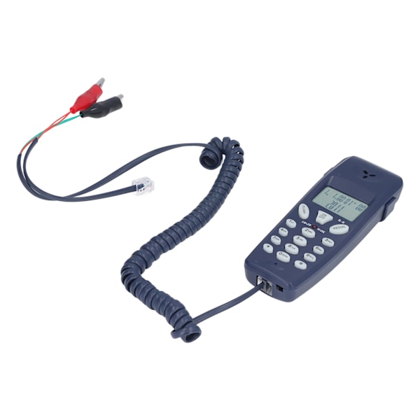 Fast telefon med sladd, FSK DTMF 16 Bit LCD-display, Elegant design, Automatisk igenkänning & Bred användning för hem och kontor